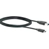 Schwaiger USB-3.1-Adapterkabel C-Stecker USB 3.0 1m schwarz