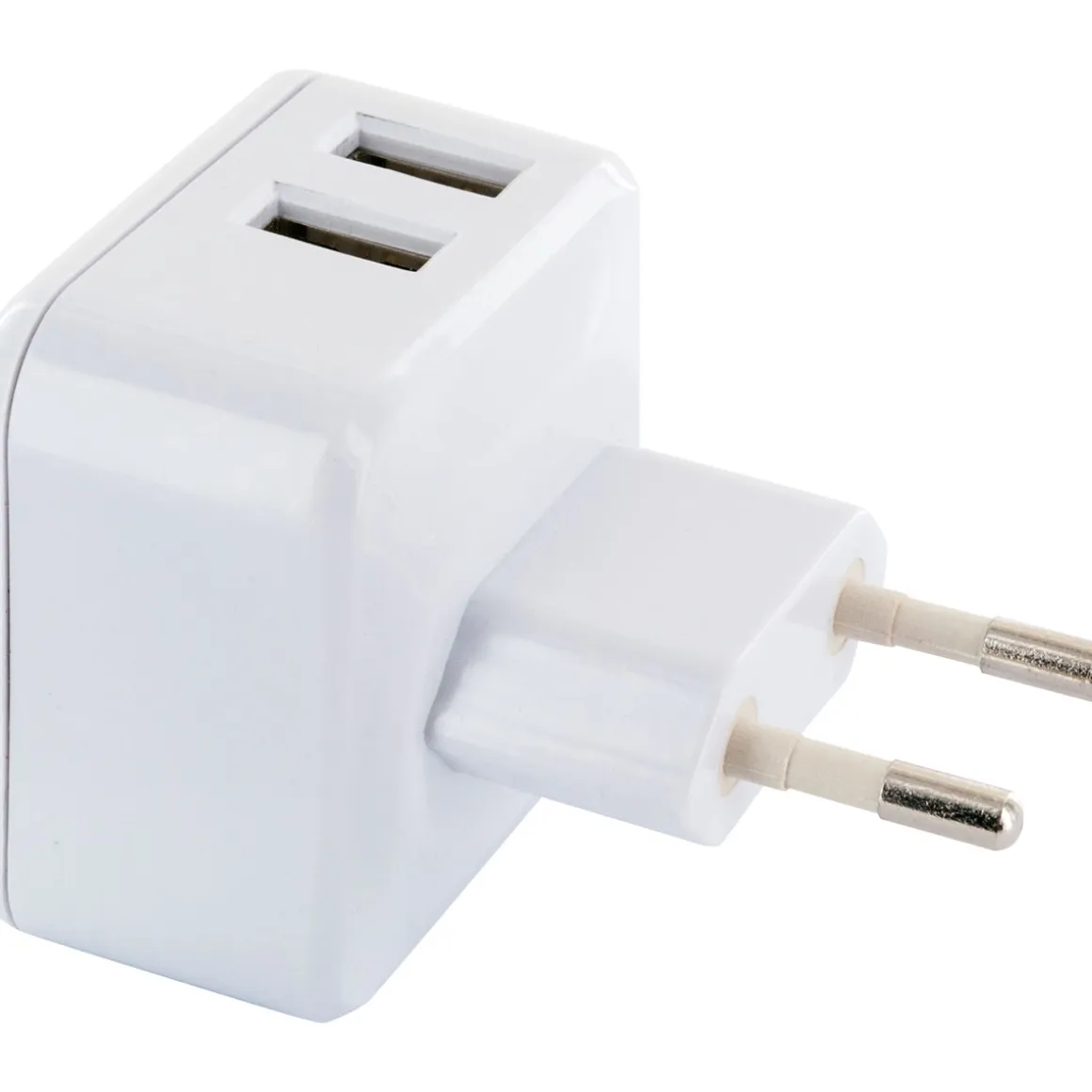 Schwaiger USB-Ladeadapter 2,4Ah 230V weiß