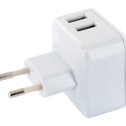 Schwaiger USB-Ladeadapter 2,4Ah 230V weiß