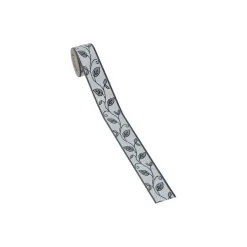 Selbstklebende Borte Ranken grau 5 m