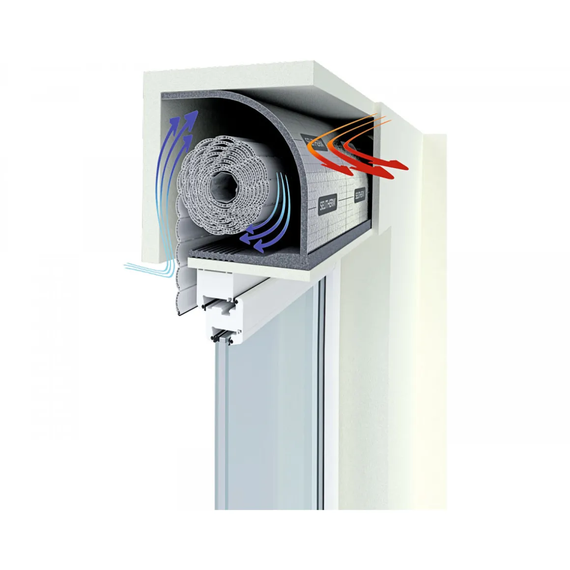 Selit herm Rolladenkastendämmung