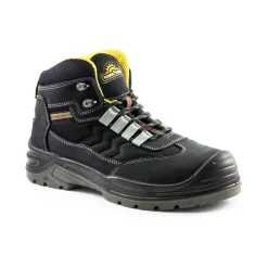 Sicherheitsstiefel S1P schwarz-gelb Größe