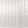 Sichtschutzzaun SHANGHAI silbergrau 180 x 180 cm WPC