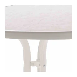 SIEGER Boulevardtisch 152 140 x 90 x 72 cm höhenverstellbar weiß