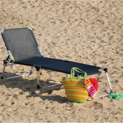 Siena Garden Dreibeinliege Klappliege Danzig grau 130 kg