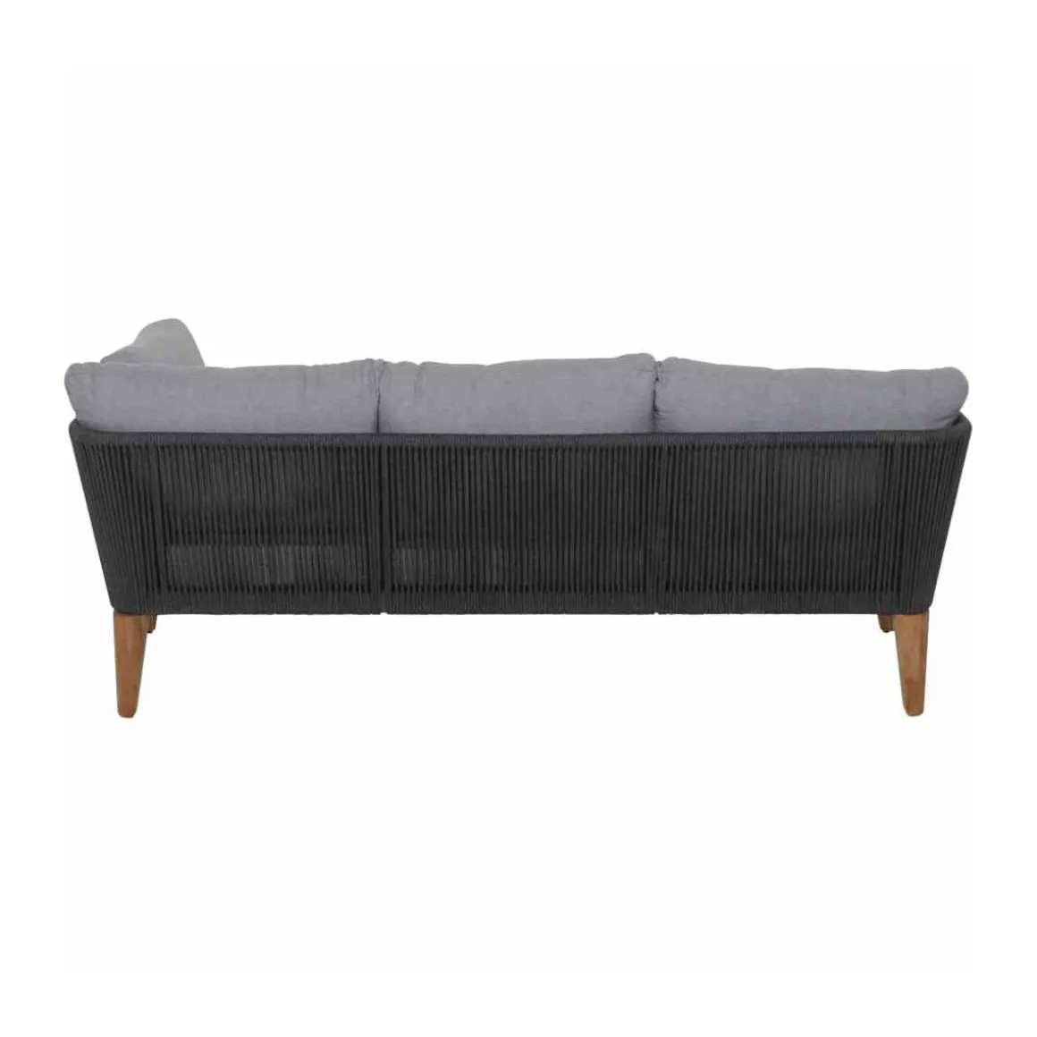 Siena Garden Loungeset „Parma“, 4-teilig, anthrazit/grau