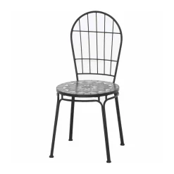 Siena Garden Stapelstuhl Como Gestell Stahl schwarz