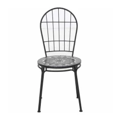 Siena Garden Stapelstuhl Como Gestell Stahl schwarz