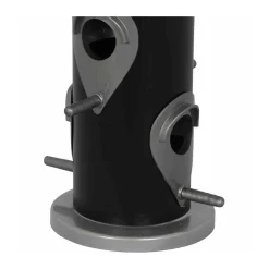 Siena Garden Vogelfuttersäule „Black Line“ für Mischfutter, 25 cm