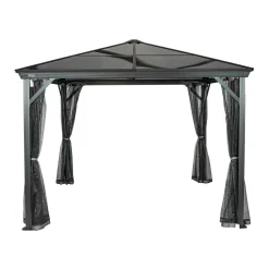 Sojag Pavillon Verona 1010 inkl. Moskitonetz 298,3x298,3x261cm Anthrazit