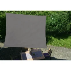 Sonnensegel anthrazit quadratisch 360 x 360 cm