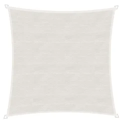 Sonnensegel Capri quadratisch 5 x 5 m weiß