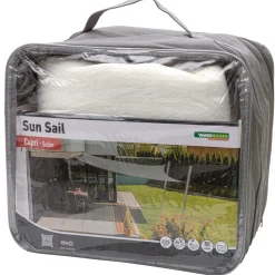 Sonnensegel Capri quadratisch 5 x 5 m weiß