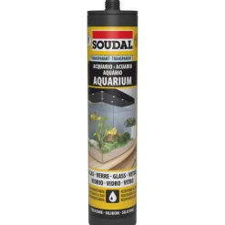 Soudal Klebe- und Dichtstoff transparent für Aquarien und Terrarien