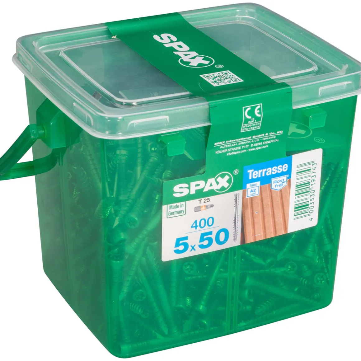 Spax Terrassenschrauben Zylinderkopf selbstbohrend 5 x 50 mm