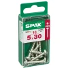 Spax Universalschraube WIROX Rundkopf 5 x 30 mm Torx 10 Stück
