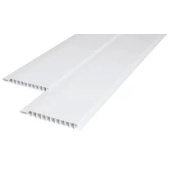 Specht Vinylboden Kunststoff-Paneel Duropan weiß 270 x 10,5 cm