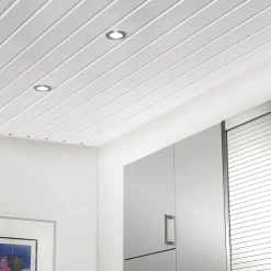 Specht Vinylboden Kunststoff-Paneel Duropan weiß 270 x 10,5 cm