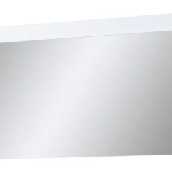 Spiegel Adison mit Applikation in Hochglanz 89 x 63 x 3 cm weiß