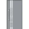 SplenDoor Premium-Haustür Passivedoor Kalmar energiesparend grau 110 x 210 cm links