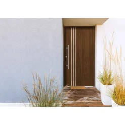 SplenDoor Premium-Haustür Passivedoor Kalmar energiesparend nussbaum 110 x 210 cm links