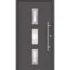 SplenDoor Premium-Haustür Passivedoor Aalborg energiesparend anthrazit 100 x 200 cm rechts