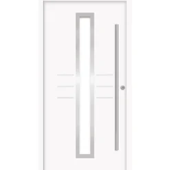 SplenDoor Premium-Haustür Passivedoor Lund RC2 energiesparend einbruchsicher weiss 110 x 210 cm rechts