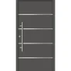 SplenDoor Premium-Haustür Passivedoor Visby RC2 energiesparend einbruchsicher anthrazit 100 x 210 cm links