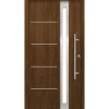 SplenDoor Premium-Haustür Passivedoor Umea RC2 energiesparend einbruchsicher nussbaum 100 x 210 cm rechts