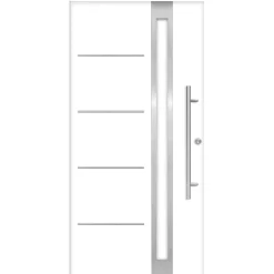 SplenDoor Premium-Haustür Passivedoor Umea energiesparendweiss 100 x 210 cm rechts