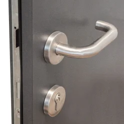 SplenDoor Premium-Haustür Passivedoor Malmo RC2 energiesparend einbruchsicher anthrazit 110 x 210 cm rechts