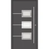 SplenDoor Premium-Haustür Passivedoor Bergen RC2 energiesparend einbruchsicher anthrazit 100 x 200 cm rechts