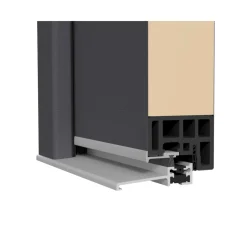 SplenDoor Premium-Haustür Passivedoor Visby RC2 energiesparend einbruchsicher anthrazit 100 x 210 cm rechts