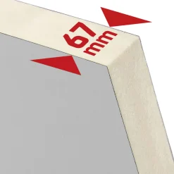 SplenDoor Premium-Haustür Passivedoor Lund energiesparend grau 100 x 200 cm links