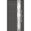 SplenDoor Premium-Haustür Passivedoor Eksjo energiesparend anthrazit 110 x 210 cm rechts