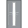 SplenDoor Premium-Haustür Passivedoor Lund RC2 energiesparend einbruchsicher grau 100 x 200 cm links