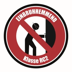 SplenDoor Sicherheits-Nebeneingangstuer NS3 RC2 auf Maß, Anthrazit, Rechts