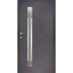 SplenDoor Sicherheits-Nebeneingangstuer NS4 RC2 88x198 Anthrazit links