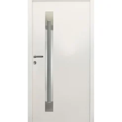 SplenDoor Sicherheits-Nebeneingangstuer NS4 RC2 auf Maß, Weiss, Links