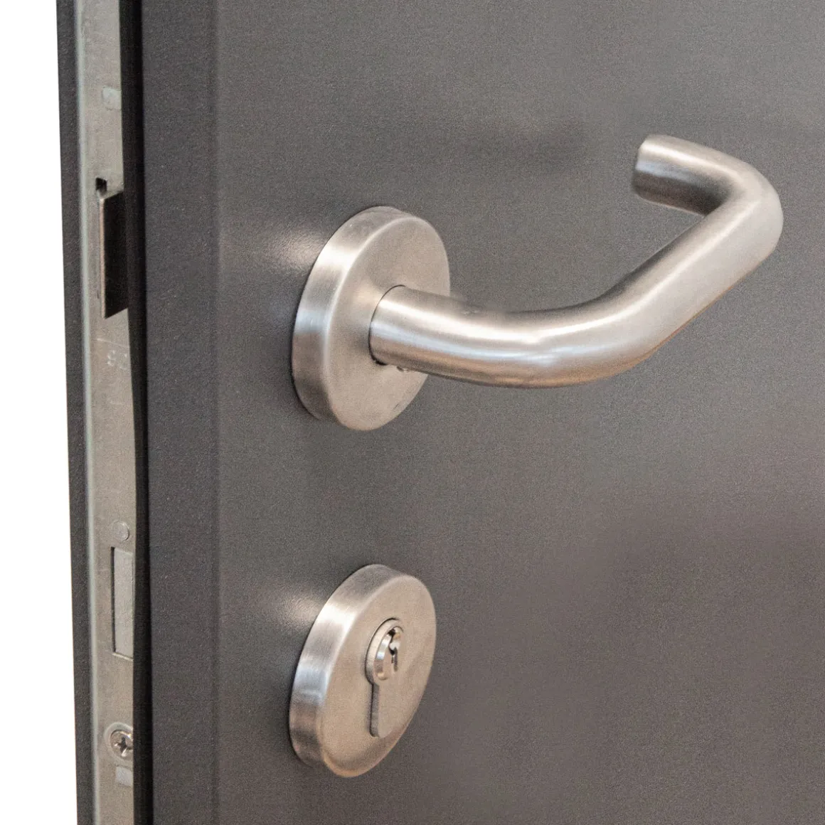 SplenDoor Sicherheits-Nebeneingangstuer NS3 RC2 98x198 Anthrazit rechts