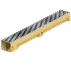 Standardline Entwässerungsrinne mit Steg verzinkt 100 x 11,8 cm