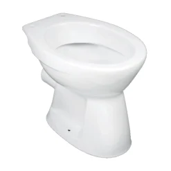 Stand-WC Uni Flachspüler weiß