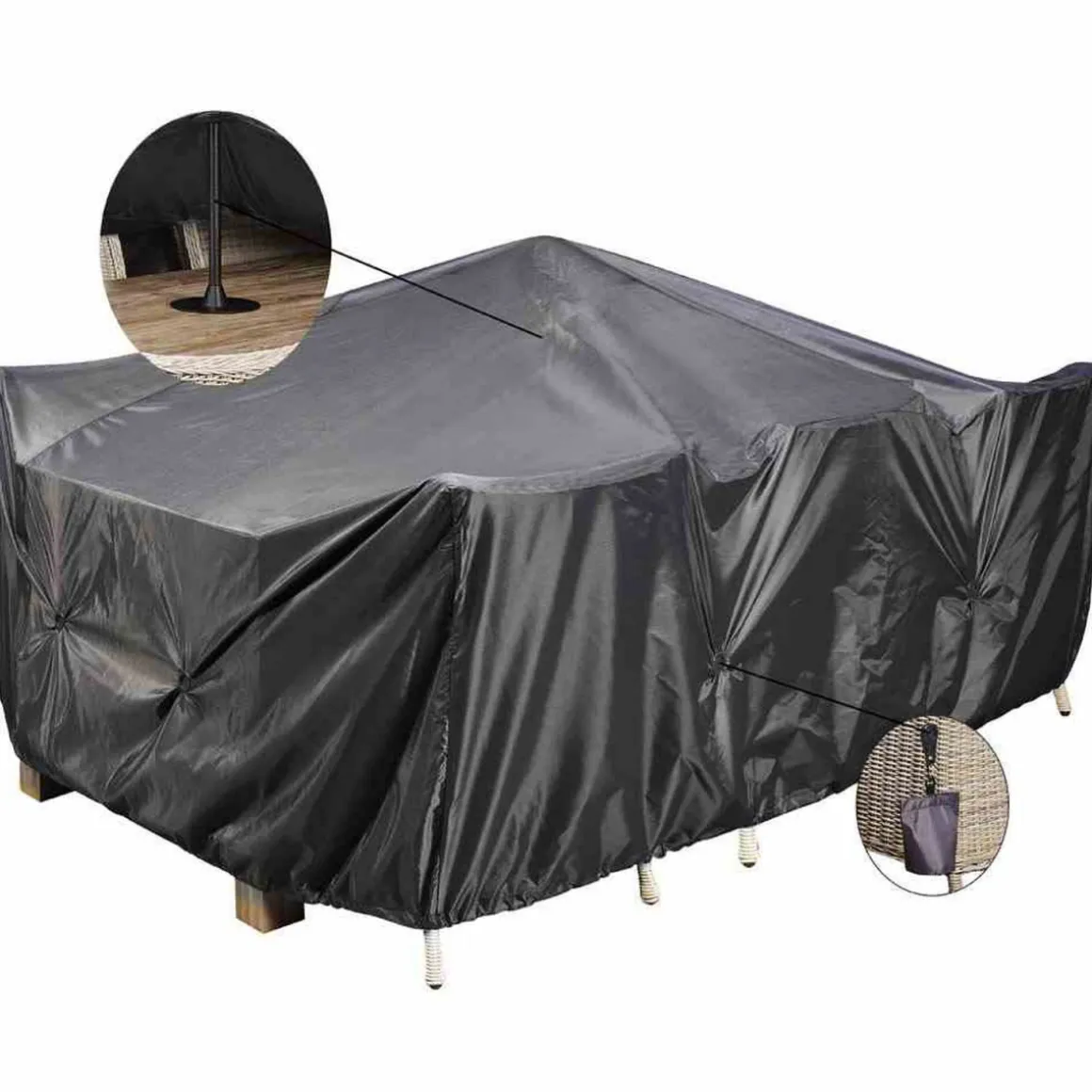 Stange und Säcke für Aero Cover Schutzhüllen