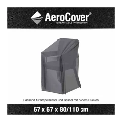 Stapelstuhlhülle AeroCover 67 x 67 x 80/110 cm atmungsaktiv