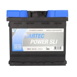 Starterbatterie POWER SLI 52 AH / 470 A
