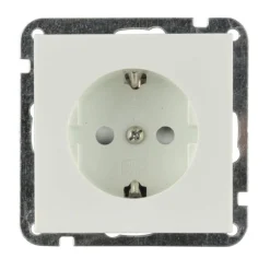 Steckdose mit Kindersicherung Melbourne alpinweiß Serie 701