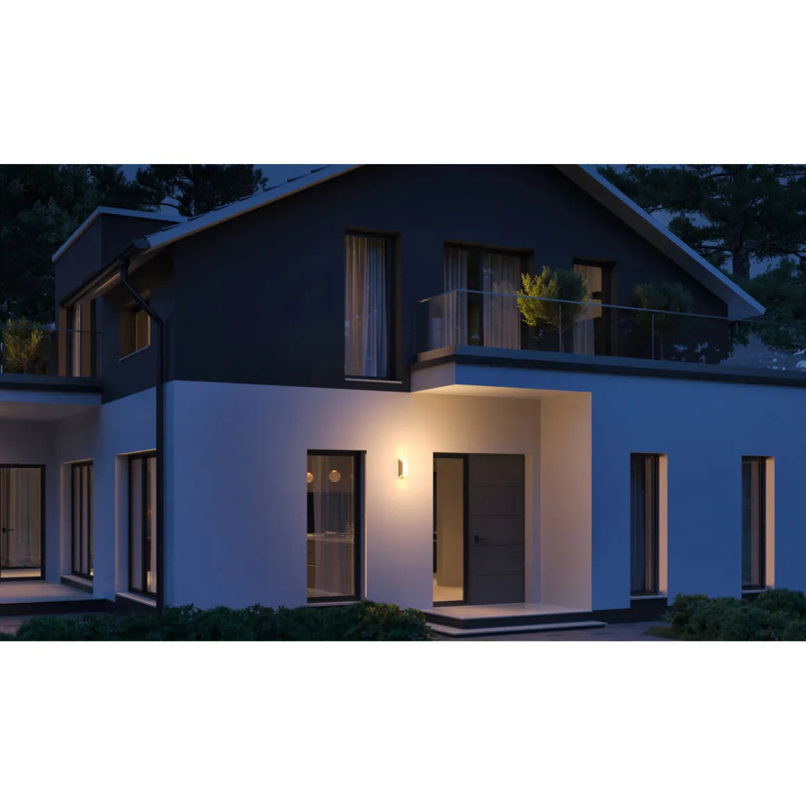 Steinel Außenleuchte L 30 S anthrazit mit Bewegungsmelder E27