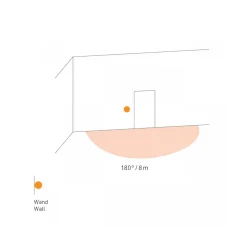 Steinel Bewegungsmelder IR 180 UP EASY weiß