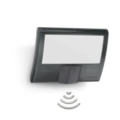 Steinel LED-AuÃŸenstrahler XLED curved mit Bewegungsmelder anthrazit