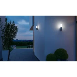 Steinel LED-Außenwandleuchte L 605 S mit Bewegungsmelder anthrazit